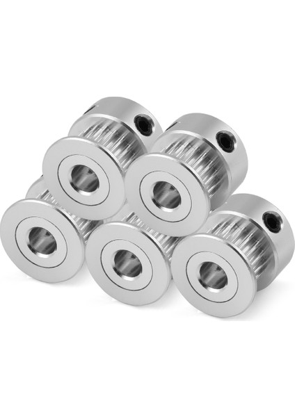 5 Adet 2gt 20T Alüminyum Alaşımlı Dişli Senkron Triger Kayışı Kasnağı 3D Yazıcı Için 5mm (Yurt Dışından) modelleri