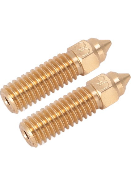 10 Adet 3D Yazıcı Ekstruder Pirinç Nozullar Yüksek Sıcaklık Direnci Aşınmaya Dayanıklı Creality K1 Için Cr M4 Için Vyper Için Kobra 0.6mm (Yurt Dışından)