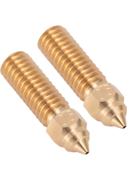10 Adet 3D Yazıcı Ekstruder Pirinç Nozullar Yüksek Sıcaklık Direnci Aşınmaya Dayanıklı Creality K1 Için Cr M4 Için Vyper Için Kobra 0.6mm (Yurt Dışından)
