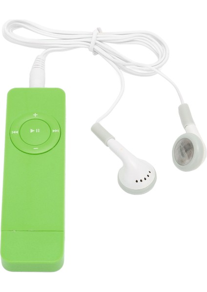 Mp3 Çalar Kayıpsız Ses Desteği 64 Gb'a Kadar Mini Müzik Çalar Öğrenciler Koşu Seyahat Yeşil (Yurt Dışından)