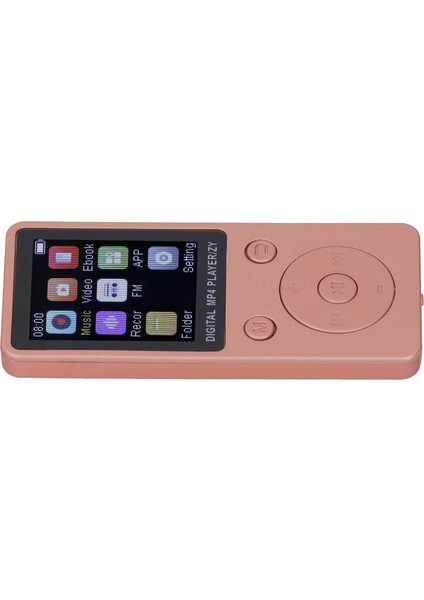 Mp3 Çalar 1.8 Inç Renkli Ekran Hifi Ses Taşınabilir Müzik Çalar Resim Video Kitap Kaydı Desteği 128 GB Hafıza Kartı Altın (Yurt Dışından)