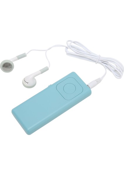 Mp3 Çalar Kayıpsız Ses Desteği 64G Hafıza Kartı Taşınabilir Küçük Müzik Çalar Öğrenciler Seyahat Iş Mavi (Yurt Dışından)