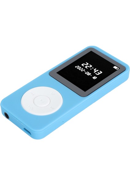 Mp3 Çalar Bluetooth 5.0 1.77 Inç LCD Ekran Dahili Hd Hoparlör Taşınabilir Hifi Müzik Çalar Fm Radyo Kaydedici Çalar Saat Mavi Hafıza Kartı Yok (Yurt Dışından)