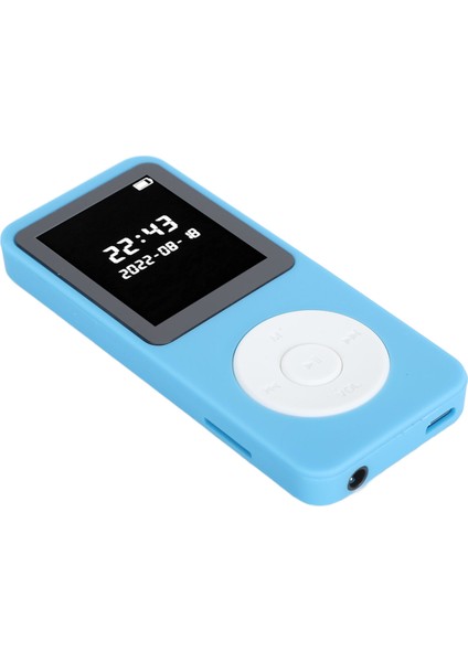 Mp3 Çalar Bluetooth 5.0 1.77 Inç LCD Ekran Dahili Hd Hoparlör Taşınabilir Hifi Müzik Çalar Fm Radyo Kaydedici Çalar Saat Mavi Hafıza Kartı Yok (Yurt Dışından)