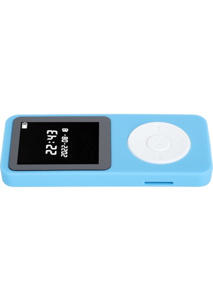 Mp3 Çalar Bluetooth 5.0 1.77 Inç LCD Ekran Dahili Hd Hoparlör Taşınabilir Hifi Müzik Çalar Fm Radyo Kaydedici Çalar Saat Mavi Hafıza Kartı Yok (Yurt Dışından)