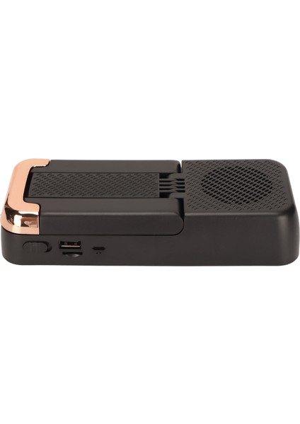 Telefon Standı Bluetooth Hoparlör Kaymayı Önleyen Hd Stereo Cep Telefonu Tutucu Tabletler Için Kablosuz Hoparlör Siyah (Yurt Dışından)