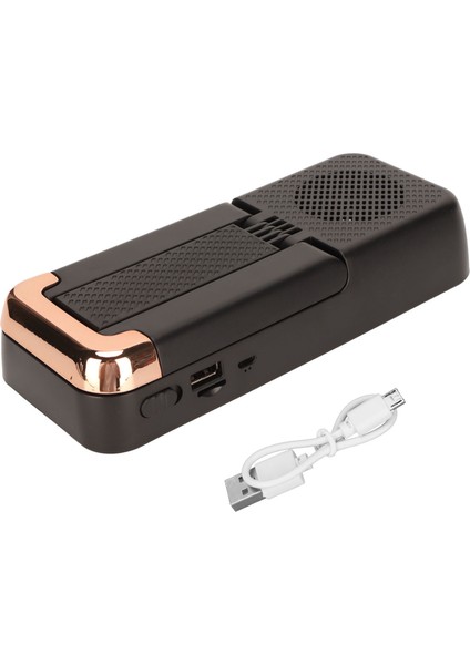Telefon Standı Bluetooth Hoparlör Kaymayı Önleyen Hd Stereo Cep Telefonu Tutucu Tabletler Için Kablosuz Hoparlör Siyah (Yurt Dışından)