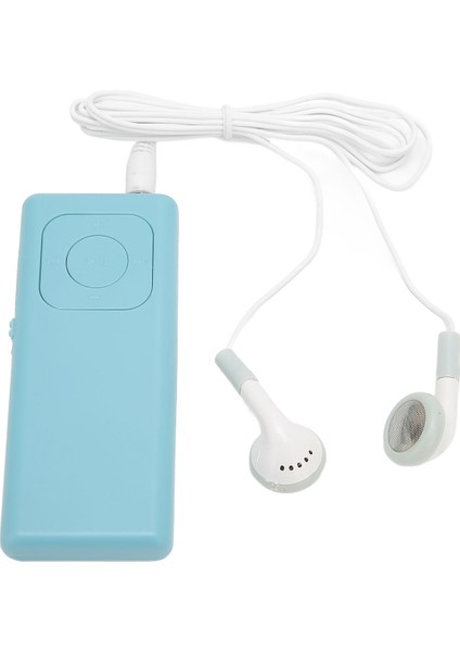 Mp3 Çalar Kayıpsız Ses Desteği 64G Hafıza Kartı Taşınabilir Mini Müzik Çalar Çalışma Iş Dinlenme Mavi (Yurt Dışından)