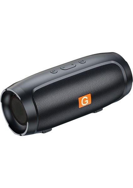 Kablosuz Bluetooth Hoparlör Açık Hava Araba Kartı ve Ev Masaüstü Mini Taşınabilir USB Subwoofer Siyah (Yurt Dışından)