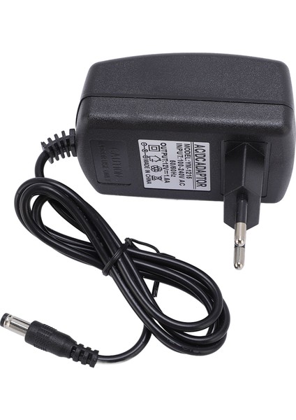 12V 1.5A Güç Adaptörü 5.5mmx2.5mm Dc Güç Kaynağı Adaptörü Şarj Kablosu LED Ekranlar Oyun Konsolu Için 93CM 37IN Uzunluk Ab Fişi (Yurt Dışından)
