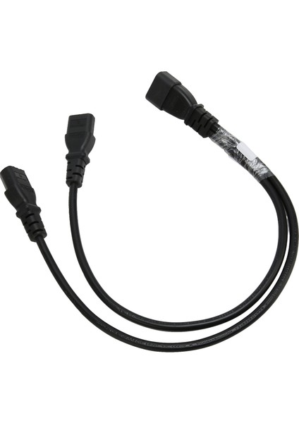 Tek C14'TEN Çift 5 15R C13 Kablo Kısa Güç Ups Sunucu Y Ayırıcı Adaptör Kablosu Pc Monitör Yazıcı Için (Yurt Dışından)