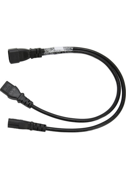 Tek C14'TEN Çift 5 15R C13 Kablo Kısa Güç Ups Sunucu Y Ayırıcı Adaptör Kablosu Pc Monitör Yazıcı Için (Yurt Dışından)