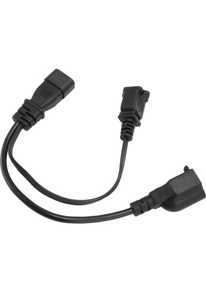 C14 - Nema 1 15R 5 15R Y Ayırıcı 30CM Pvc IEC320 C14 Erkek - Nema 1 15R 5 15R Dişi Güç Kablosu Dizüstü Bilgisayar Güç Adaptörleri Masa Lambaları Hoparlörler Için (Yurt Dışından)
