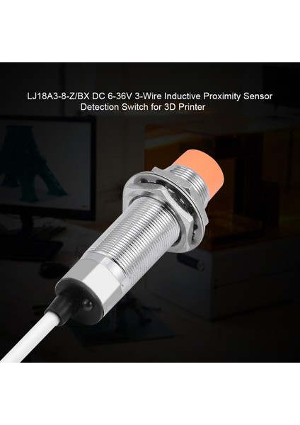 LJ18A3‑8‑Z/BX Dc 6-36V 3‑kablolu Endüktif Yakınlık Sensörü Algılama Anahtarı 3D Yazıcı Için (Yurt Dışından) fiyatları