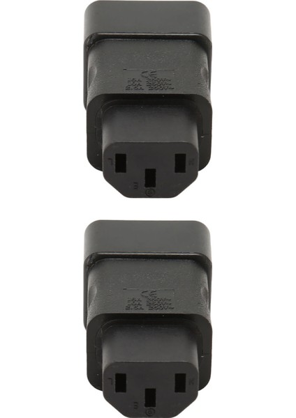 2 Adet IEC320 C20 Ila IEC320 C13 Güç Adaptörü Tak ve Çalıştır C20 Ila C13 Güç Soketi Adaptörü Ups Pdu Sunucusu Için Ups Soketi (Yurt Dışından)