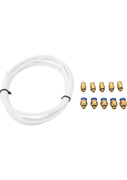 3D Yazıcı Için 1,75 mm Filament Pla Abs Için Pc4 M6 KJH04 M6 Pnömatik Bağlantı Parçalı Ptfe Boru (Yurt Dışından)