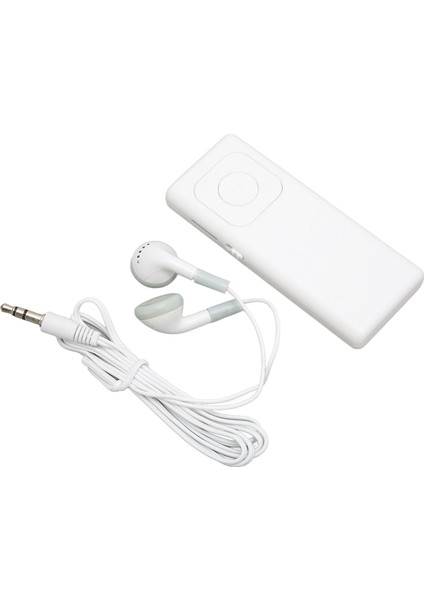 Mp3 Çalar Kayıpsız Ses Desteği 64G Hafıza Kartı Taşınabilir Küçük Müzik Çalar Öğrenciler Seyahat Iş Beyaz (Yurt Dışından)