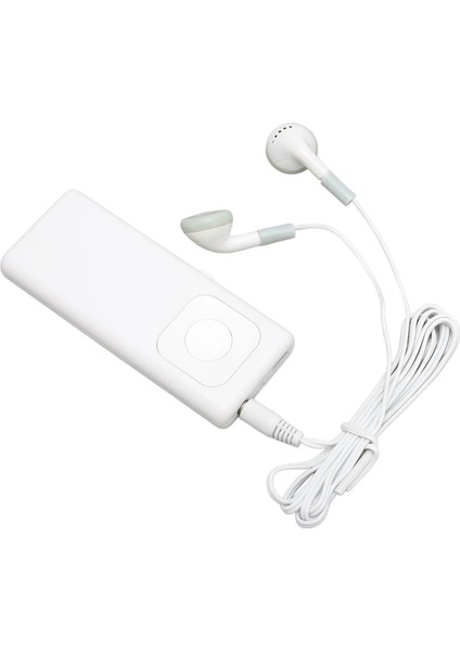 Mp3 Çalar Kayıpsız Ses Desteği 64G Hafıza Kartı Taşınabilir Küçük Müzik Çalar Öğrenciler Seyahat Iş Beyaz (Yurt Dışından)