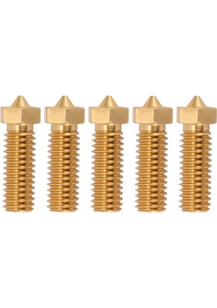 5 Adet Cht V6 3D Yazıcı Nozulu 3 Delik Yüksek Akış 30MOHS Sertlik Yüksek Akış Baskı Kafası Nozulu Ender 3 1.75MM Pla Abs 0.4mm (Yurt Dışından)