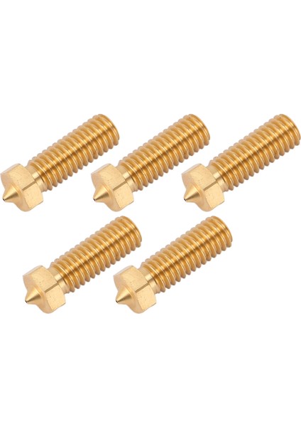 5 Adet Cht V6 3D Yazıcı Nozulu 3 Delik Yüksek Akış 30MOHS Sertlik Yüksek Akış Baskı Kafası Nozulu Ender 3 1.75MM Pla Abs 0.4mm (Yurt Dışından)