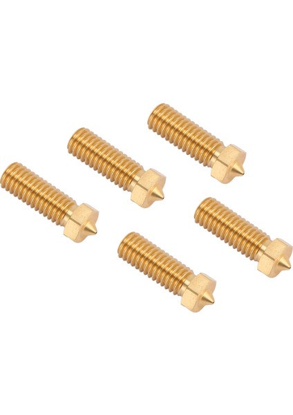 5 Adet Cht V6 3D Yazıcı Nozulu 3 Delik Yüksek Akış 30MOHS Sertlik Yüksek Akış Baskı Kafası Nozulu Ender 3 1.75MM Pla Abs 0.4mm (Yurt Dışından)