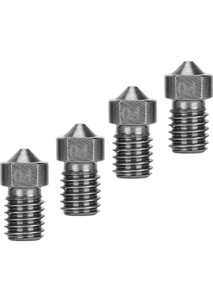 4 Adet Yazıcı Nozulu Yüksek Sıcaklık Korozyon Direnci Yazıcı Parçaları Sarf Malzemesi Sızıntı Sorununu Çözmek Için 1.75/0.4mm (Yurt Dışından) modelleri