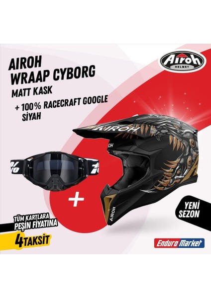 Aıroh Wraap Cyborg Matt Kask