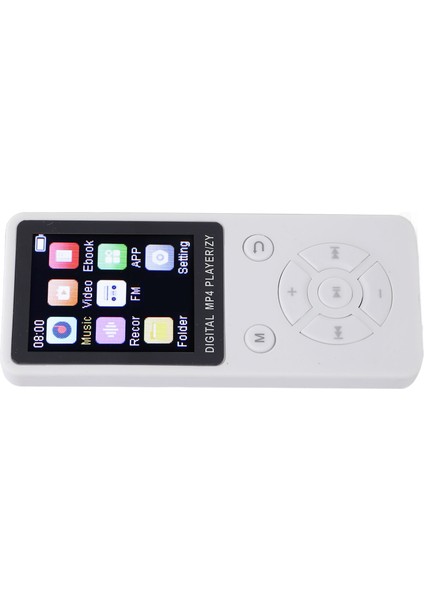 Müzik Çalar Kablosuz Bluetooth 1.8 Inç Ekran 5 Saat Oynatma Hi Fi Ses Taşınabilir Mp3 Müzik Çalar Koşu, Koşu, Bisiklet Beyaz (Yurt Dışından)