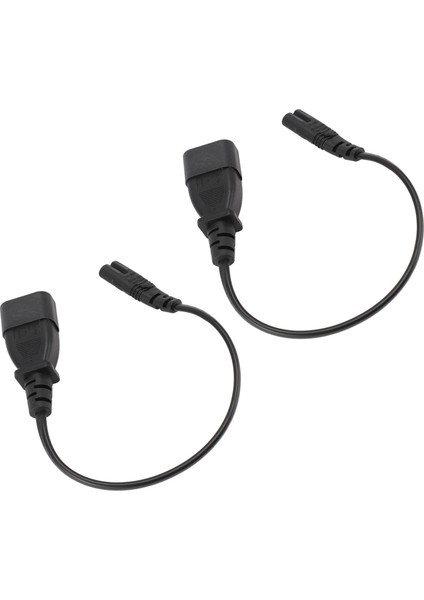 IEC320 C14 Erkek - IEC320 C7 Dişi Güç Adaptörü Kablo Kordonu 30CM Dizüstü Bilgisayar Masa Lambası Hoparlör Yazıcı Dijital Kamera (Yurt Dışından)
