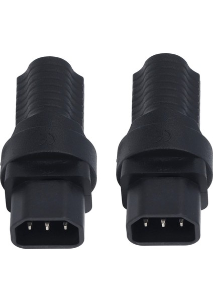 2 Adet IEC320 C14 - Nema 5 15R Güç Adaptörü C14 Erkek - 5 15R Abd 3 Pin Dişi Sunucu Pdu Dönüşüm Fişi Ups Güç Adaptörü 125V (Yurt Dışından)