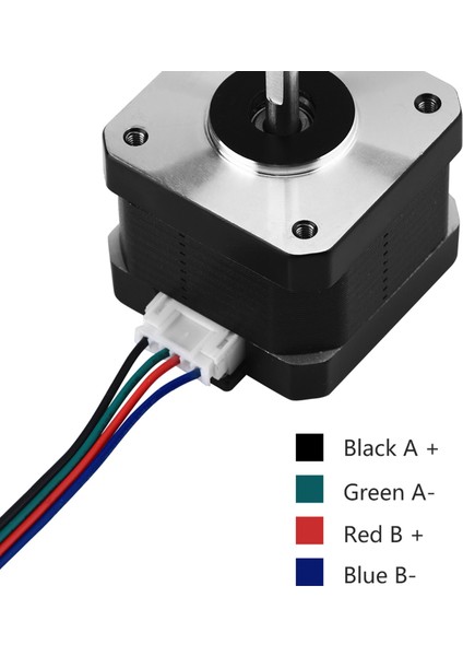 1 Adet 4 Uçlu 12V 1.3A 0.30NM Step Motor 42 3D Yazıcı Için (Yurt Dışından)