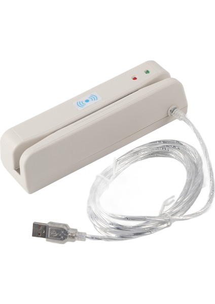 Kart Okuyucu Hafif USB Arayüzü 2 Yönlü Okuyucu Bankacılık Sistemi Için Kullanışlı Pratik Okuyucu (Yurt Dışından)