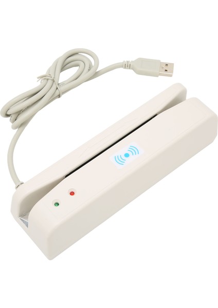 Kart Okuyucu Hafif USB Arayüzü 2 Yönlü Okuyucu Bankacılık Sistemi Için Kullanışlı Pratik Okuyucu (Yurt Dışından)