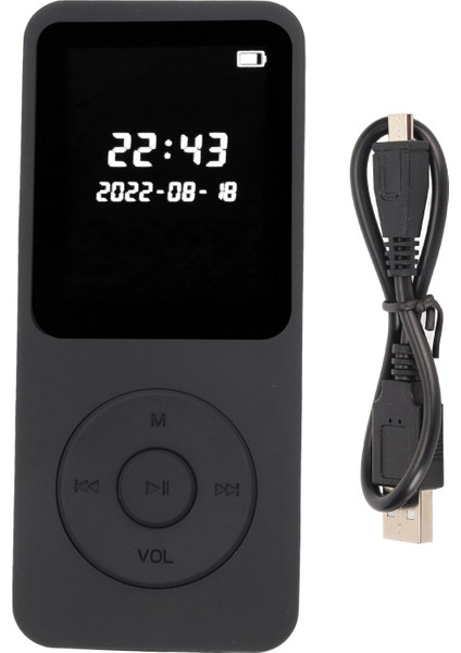 Mp3 Mp4 Çalar Bluetooth 5.0 Ultra Ince Dijital LCD 1.77 Inç Ekran Dahili Hd Hoparlörler Taşınabilir Hifi Müzik Çalar Hafıza Kartı Olmadan (Yurt Dışından)