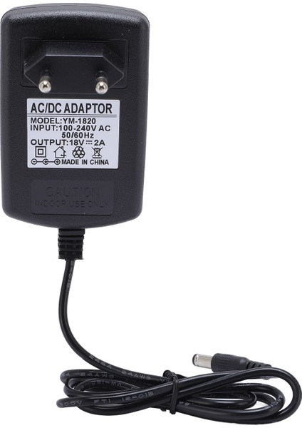 18V 2A Güç Kaynağı Adaptörü 5.5x2.5mm Dc Port Şarj Kablosu LED Ekran Işığı Hoparlör Anahtarı Oyun Konsolu Ab Fişi (Yurt Dışından)