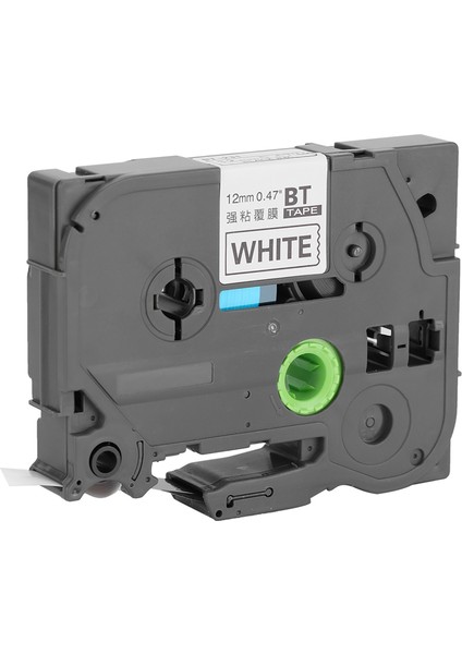 TZE231 Ptouch Siyah Beyaz Lamine Etiket Bandı 12MM ile Uyumludur (Yurt Dışından) fiyatları