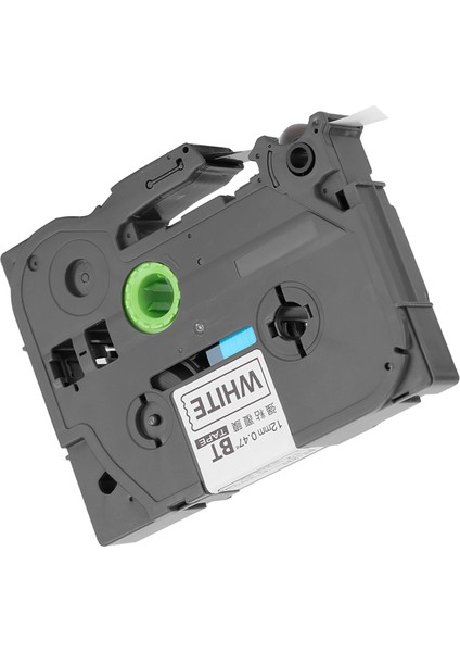 TZE231 Ptouch Siyah Beyaz Lamine Etiket Bandı 12MM ile Uyumludur (Yurt Dışından) modelleri