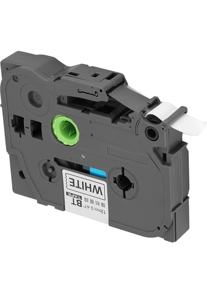 TZE231 Ptouch Siyah Beyaz Lamine Etiket Bandı 12MM ile Uyumludur (Yurt Dışından) fırsatları