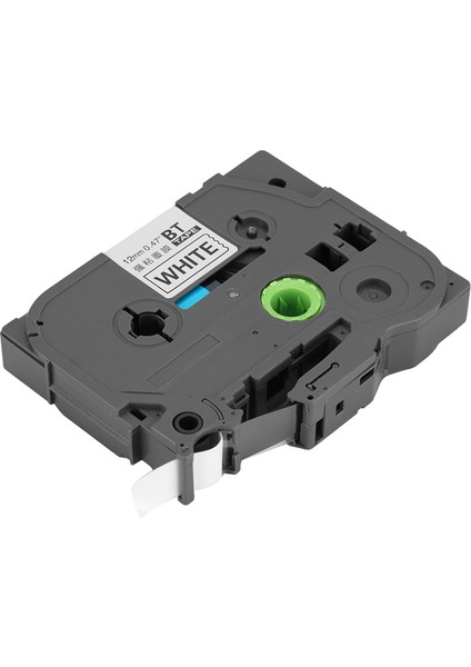 TZE231 Ptouch Siyah Beyaz Lamine Etiket Bandı 12MM ile Uyumludur (Yurt Dışından) indirimleri