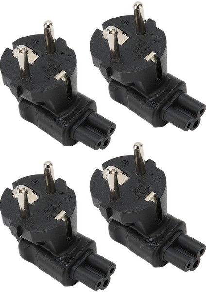 4 Adet Eu4.8mm - IEC320 C5 Güç Adaptörü Evrensel Standart Bilgisayar Güç Adaptörü 100‑ (Yurt Dışından) modelleri