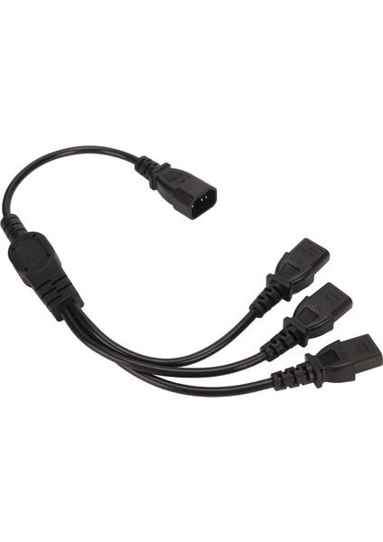 Iec 320 C14 Ila 3 x C13 Güç Kablosu Evrensel 1 Ila 3 Iec 320 C14 Erkek Ila 3 x C13 Dişi Y Ayırıcı Güç Adaptörü Kablosu (Yurt Dışından)