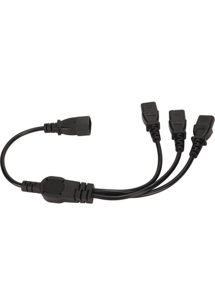 Iec 320 C14 Ila 3 x C13 Güç Kablosu Evrensel 1 Ila 3 Iec 320 C14 Erkek Ila 3 x C13 Dişi Y Ayırıcı Güç Adaptörü Kablosu (Yurt Dışından)