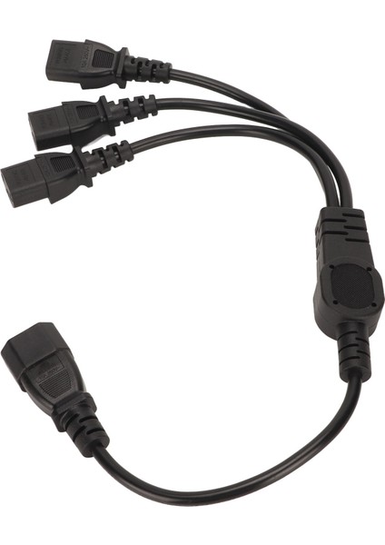 Iec 320 C14 Ila 3 x C13 Güç Kablosu Evrensel 1 Ila 3 Iec 320 C14 Erkek Ila 3 x C13 Dişi Y Ayırıcı Güç Adaptörü Kablosu (Yurt Dışından)