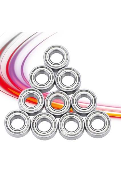 10 Adet MR105ZZ Krom Çelik Mini Bilyalı Rulman 6000 Rpm Aşınmaya Dayanıklı Aksesuarlar 3D Yazıcı Için (Yurt Dışından)