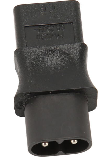 IEC320 C8 Ila IEC320 C9 Adaptörü C8 Erkek Ila C9 Dişi Dönüştürücü Güç Dönüşüm Fişi Ac 250V 6A 1500W (Yurt Dışından)