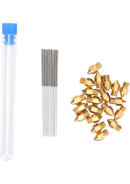 Yazıcı Nozulları Temizleme Kiti 0,35 mm Pirinç Nozul Temizleme Iğneleri Araçlar 3D Yazıcı Aksesuarları (Yurt Dışından)