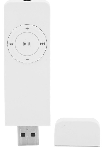 Mp3 Çalar Kayıpsız Ses Desteği 64 Gb'a Kadar Mini Müzik Çalar Öğrenciler Koşu Seyahat Beyaz (Yurt Dışından)
