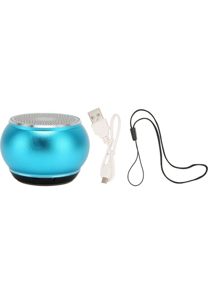 Bluetooth Küçük Hoparlör Basit Tasarım IP67 Su Geçirmez Taşınabilir Kablosuz Hoparlör Duş Odası Bisiklet Araba Mavi (Yurt Dışından)