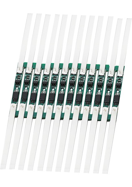 10 Adet 3.7V Li Ion Pil Koruma Kartı Aksesuarı 2‑3A Akım Nikel 18650 Aşırı Deşarj Li Ion Pil Kartı (Yurt Dışından)
