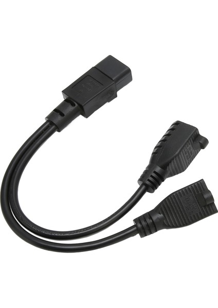 Y Ayırıcı Güç Fişi Kablosu Iec 320 C14 Erkekten Çifte 5 15R Dişi Ayırıcı Adaptör Kablosu 11,8 Inç 10A 125‑ (Yurt Dışından)
